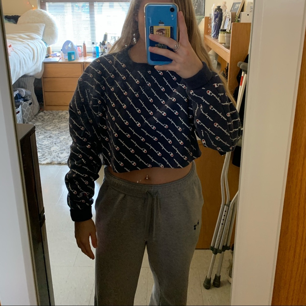 Champion cropped crew neck